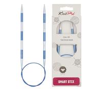 KnitPro K42071 Ferri da Maglia: circolari, Metallo Nylon, Blu, 5 mm