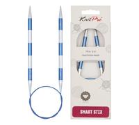 KnitPro K42074 Ferri da Maglia: circolari, Metallo Nylon, Blu, 6,50 mm