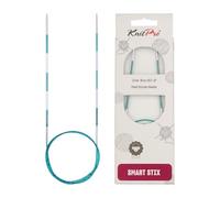 KnitPro Ferri da maglia circolari K42081 – Metallo/Nylon, Verde, 2,00 mm