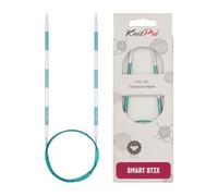 KnitPro K42087 Ferri da Maglia: circolari, Metallo Nylon, Verde, 3,50 mm