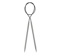 KnitPro K45351 Ferri circolari, Alluminio, Grigio, 120 cm x 2.00 mm