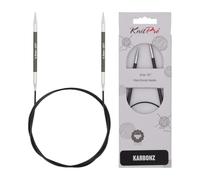 KnitPro - Karbonz (40 cm, 4,50 mm) Aghi a Maglia Circolare - 1 unità