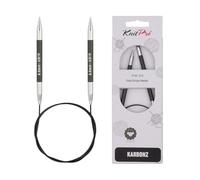 KnitPro - Karbonz (40 cm, 6,00 mm) Aghi a Maglia Circolare - 1 unità