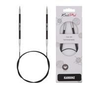 KnitPro - Karbonz (60 cm, 5,00 mm) Aghi a Maglia Circolare - 1 unità