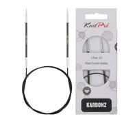 KnitPro - Karbonz (80 cm, 2,75 mm) Aghi a Maglia Circolare - 1 unità