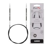 KnitPro - Karbonz (80 cm, 3,50 mm) Aghi a Maglia Circolare - 1 unità