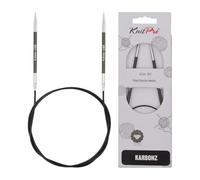 KnitPro - Karbonz (80 cm, 4,00 mm) Aghi a Maglia Circolare - 1 unità