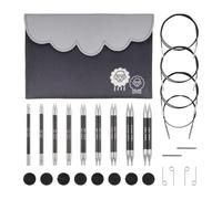 KnitPro Karbonz inter.ndl punta 13cm 3-8mm set Deluxe - 1 pz