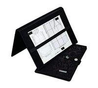 KnitPro Knit PRO magnetische Anleitungsmappe Magma Klein 250 x 300 mm Custode della Carta, Mix di Materiali, Black
