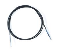 KnitPro - KnitPro Acciaio Inox Nero/Argento Cavo Fisso Intercambiabile per Ago da 100cm con Cappucci Terminali e Chiave Cavo - 1 Set