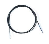 KnitPro - KnitPro Acciaio Inox Nero/Argento Cavo Fisso Intercambiabile per Ago da 80cm con Cappucci Terminali e Chiave Cavo - 1 Set