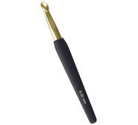 KnitPro - Alluminio Softgrip Gold & Black (9,00 mm) Uncinetto - 1 unità