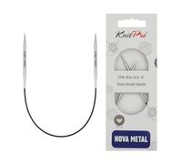 KnitPro - Nova Metal (25 cm, 3,00) Aghi a Maglia Circolare - 1 unità