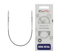 KnitPro - Nova Metal (25 cm, 3,50) Aghi a Maglia Circolare - 1 unità