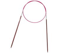 KnitPro KP25321 - Aghi cubici fissi circolari, 40 cm x 3 mm, Colore: Palissandro