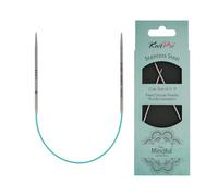 KNITPRO KP36040 KNITPRO The Mindful Collezione circolare fissa 25 cm, colore: Argento