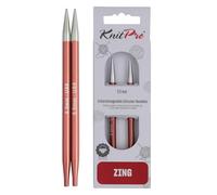 KnitPro KP47526 Zing: perni per Maglieria: Circolare: intercambiabili: Speciale: 5,50 mm, Alluminio, Multicolore, 5,5 mm