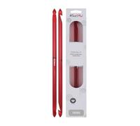 KnitPro KP51429 - Uncinetto Plastica, Rosso, 30 cm x 120 mm
