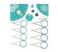 KnitPro Mindful Fixed Circ. Lace ndl set Serene 100cm - 1 pz