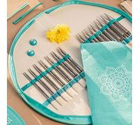 KNITPRO Mindful-Set 36301DE - Set di punte in acciaio INOX + accessori, edizione tedesca