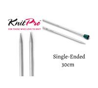 KnitPro Mindful Set Di Aghi Da Maglia Filo Singolo 30cm In Acciaio Inox 2mm-12mm