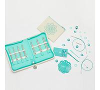 KNITPRO Mindful-Set KINDNESS, punte corte in acciaio inox + accessori, art. 36311DE, edizione tedesca