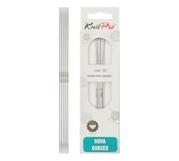 KnitPro Nova Cubics Ferri a Doppia Punta - Ferri da Maglia a Doppia Punta 12,5 cm x 2 mm, Confezione da 5