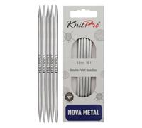 KnitPro - Nova Metal (10 cm x 3,50 mm) Aghi Calzini - 1 unità