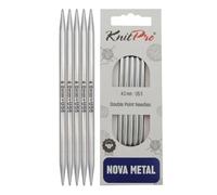 KnitPro - Nova Metal (10 cm x 4,00 mm) Aghi Calzini - 1 unità
