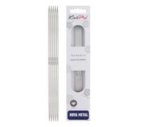 KnitPro - Nova Metal (20 cm x 2,50 mm) Aghi Calzini - 1 unità