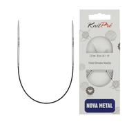 KnitPro - Nova Metal (25 cm, 2,25) Aghi a Maglia Circolare - 1 unità