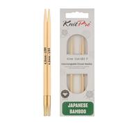 KnitPro Punte intercambiabili in bambù, 4,00 mm, 3 Pezzi