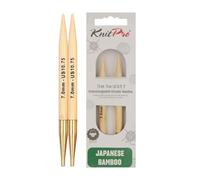 KnitPro Punte intercambiabili in bambù, 7,00 mm, 3 Pezzi