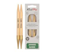 KnitPro Punte intercambiabili in bambù, 9,00 mm, 3 Pezzi
