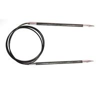 KnitPro Royale Circolare Fisso Ferri da Maglia in Legno di Betulla/Ottone, Multicolore, 80 cm x 4.50 mm