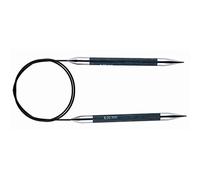 KnitPro Royale: Ferri da Maglia: Circolare: Fisso: 100 cm x 8 mm, Legno di Betulla, Ottone, Multicolore, 8,00 mm