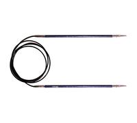 KnitPro Royale: Ferri da Maglia: Circolare: Fisso: 40 cm x 3,00 mm, Legno di Betulla, Ottone, Multicolore, 40 x 0.3 x 0.3 cm