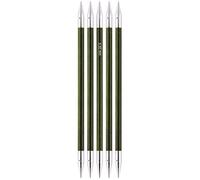 KnitPro Royale Ferri per Lavorare a Maglia a Doppia Punta, in Betulla, in Ottone, Multicolori, 15 cm x 5,50 mm, Set da 6