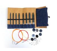 KnitPro Nadelset Intercambiabili Mezzopunto Indigo3, 50 - 8,00 MM 20643