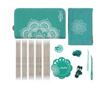 KnitPro Set di ferri a doppia punta Mindful - 5 ferri da maglia a doppia estremità Set di 5 set Mindful Compassion per principianti, professionisti e set regalo