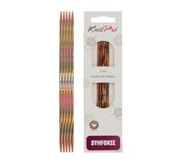 KnitPro, Set di Ferri per lavori a Maglia, in Legno, 15 cm x 3 mm, Multicolore (Mehrfarbig)