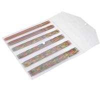 KnitPro, Set di Ferri per Lavoro a Maglia Symfonie, a Doppia Punta, 10 cm, Multicolore (Multicolor)