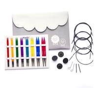 KnitPro Set Di Punte Per Ferri Circolari Intercambiabili Deluxe 3.50-8.00mm