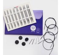 KnitPro Set Di Punte Per Ferri Circolari Intercambiabili Deluxe 3.50-8.00mm