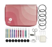 KnitPro Set ferri intercambiabili Zing - Coppie di ferri circolari da 11x10 cm con accessori Set Zing Regal, codice colore per principianti, professionisti e set regalo