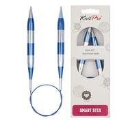 KnitPro Ferri da Maglia: circolari, Alluminio, Blu, 12 mm