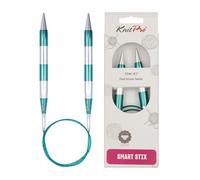 KnitPro Ferri da Maglia: circolari, Alluminio, Verde, 12 mm
