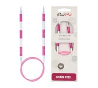 KnitPro Ferri da Maglia: circolari, Alluminio, Rosa, 6,00 mm