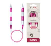 KnitPro Smartstix - Ferri circolari fissi, 100 cm, 12 mm