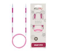 KnitPro Ferri da Maglia: circolari, Alluminio, Rosa, 4,50 mm